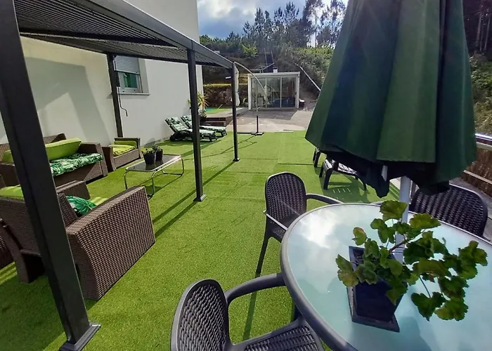 Casa Rocha Velha Con Terraza Y Piscina Particular