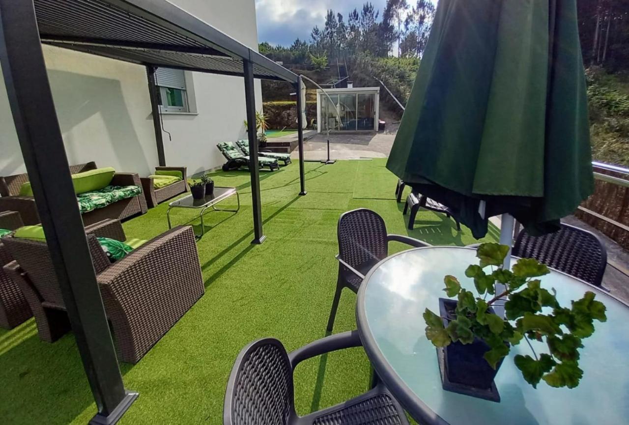 Casa Rocha Velha Con Terraza Y Piscina Particular * Santiago de Compostela