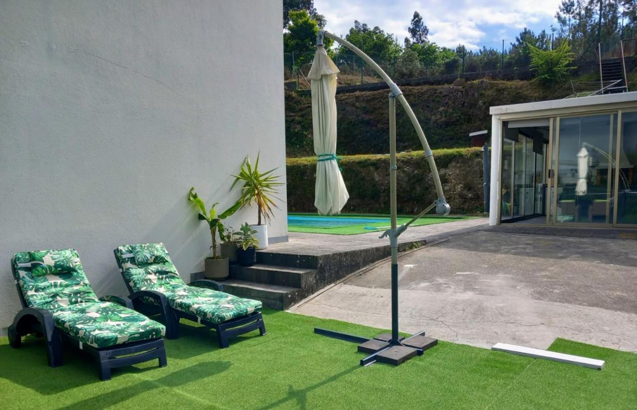 Casa Rocha Velha Con Terraza Y Piscina Particular * Santiago de Compostel·la