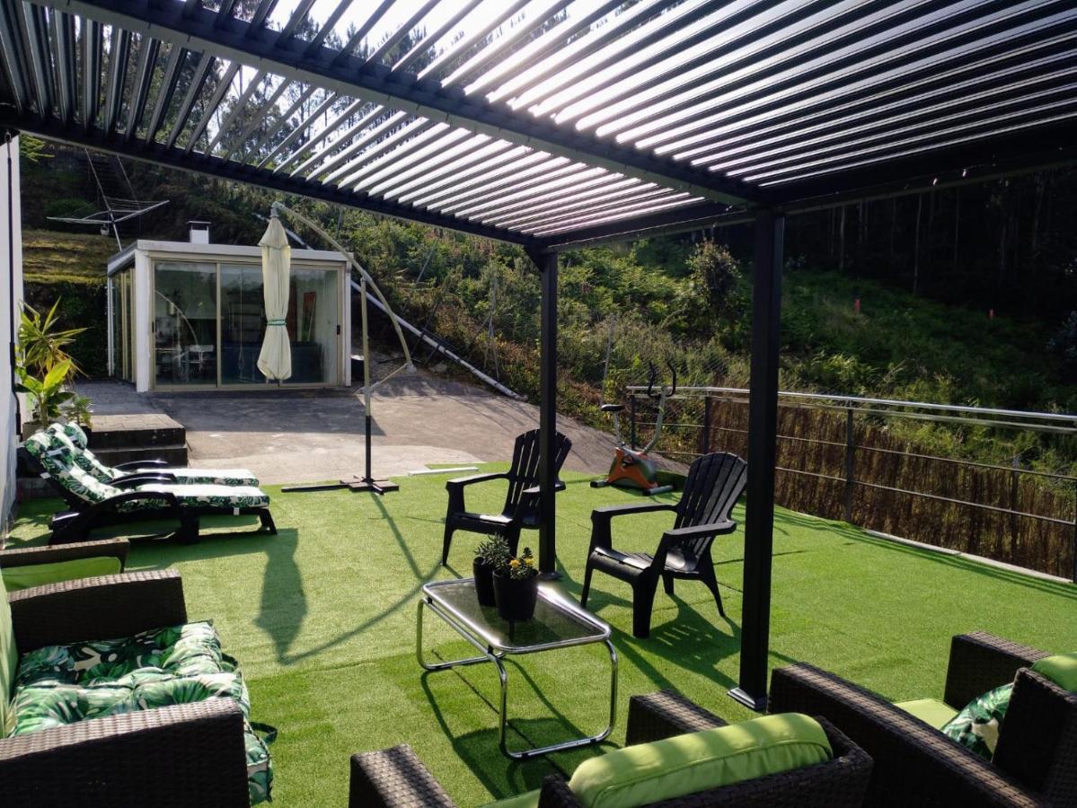 Casa Rocha Velha Con Terraza Y Piscina Particular * Santiago de Compostela