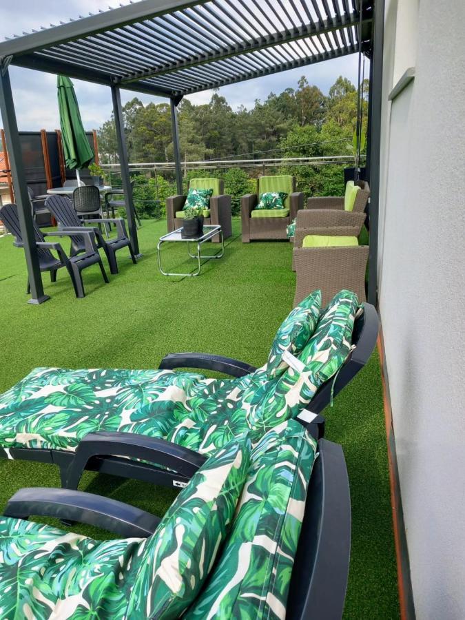 Casa Rocha Velha Con Terraza Y Piscina Particular * Santiago de Compostela